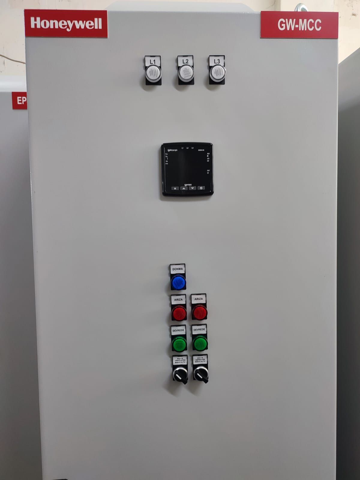 Vem İlaç — Pano içi ekipman yerleşimi