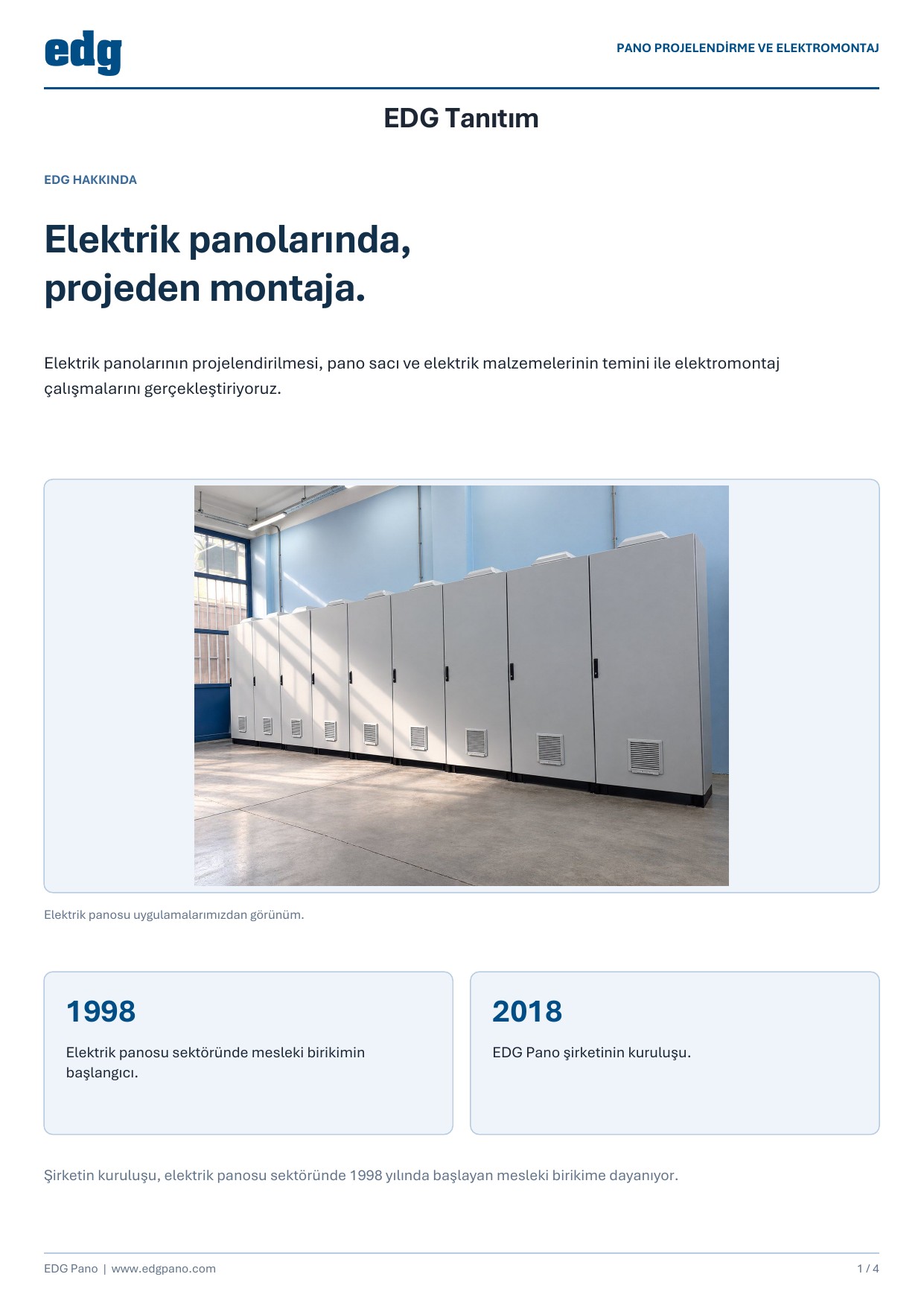 EDG Tanıtım PDF, sayfa 1